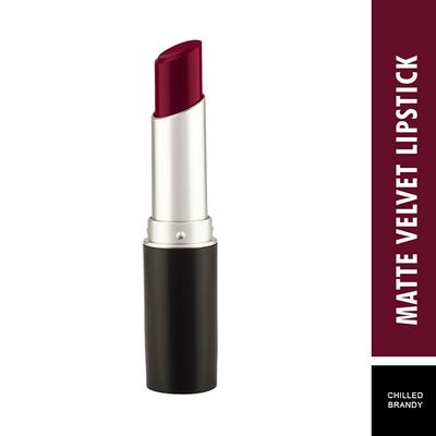 Swiss Beauty Smooth Velvet Matte Lipstick - (Chilled Brandy) 3.2 gm - Lipsticks
