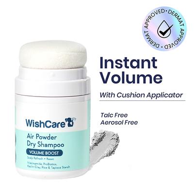 Wishcare Air Powder Dry Shampoo for Oily Hair & Scalp - No White Cast & Aerosol - Volume Boost 10 gm - Dry Shampoos & Conditioners