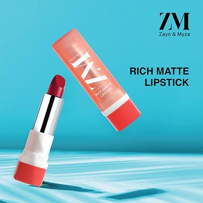 ZM Zayn & Myza Rich Matte Lipstick - Flame UP 4.2 gm - Lipsticks