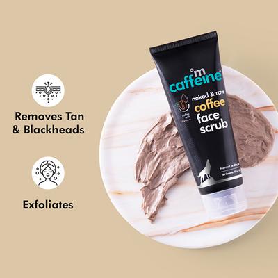 mCaffeine Pollution & Sun Protection Kit - Coffee Face Scrub, Face Wash & SPF 50 PA++ Sunscreen Lotion 250 ml - Face Sunscreen