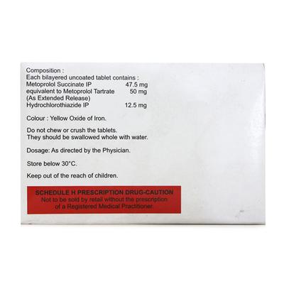 MET XL H 50mg Tablet 20's - Hypertension-Bet