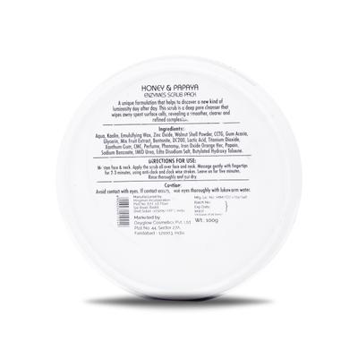 Oxyglow Scrub Pack - Honey and Papaya 100gm - Lotions & Creams