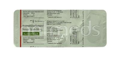 Acebrobid SR 200mg Tablet 10'S - Asthma/COPD-Ast