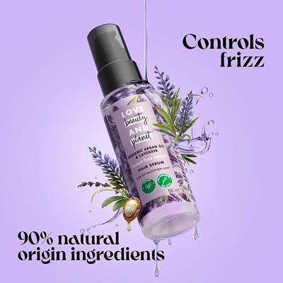 Love Beauty And Planet Argan Oil & Lavender Hair Serum For Frizz Free Hair 50 ml - Hair Serums
