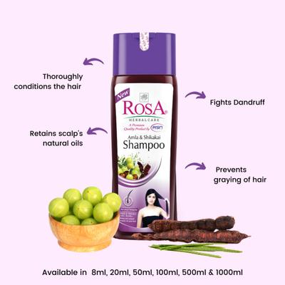 Rosa Amla & Shikakai Shampoo 1000 ml - Shampoos