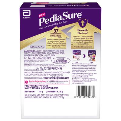 Pediasure Scientifically Designed Nutrition Health Drink Refill - Chocolate Flavour 750 g - Kids Nutrition