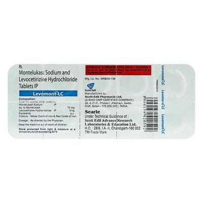 LEVOMONT LC Tablet 10's - Allergies-Ant