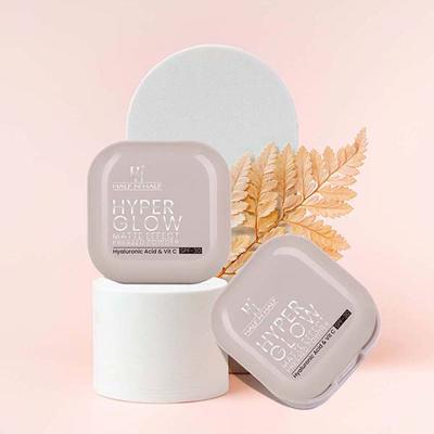 Half N Half Hyper Glow Matte Effect Pressed Compact Powderatte Flawless Finish- Nude Glow 20 gm - Compact Powder