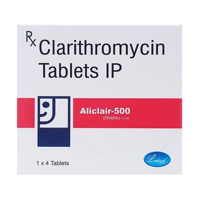 ALICLAIR 500 Tablet 4's - Bacterial Infections-Mac