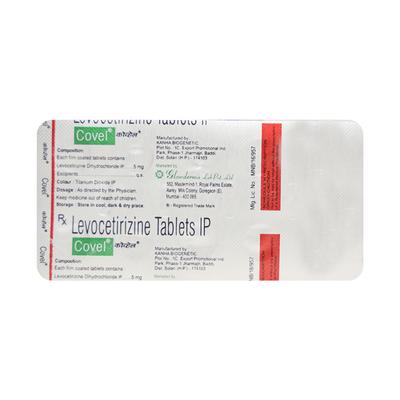 Covel 5mg Tablet 10'S - Allergies-Ant
