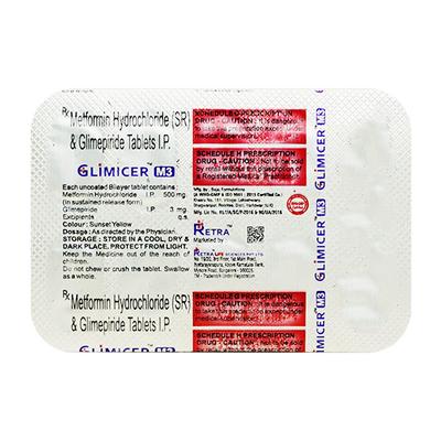 GLIMICER M3 Tablet 10's - Diabetes-Ant