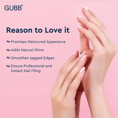 Gubb 2 In 1 Nail File & Cuticle Trimmer Durable Convenient 1's - Nail Care