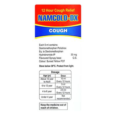 NAM Cold DX Syrup 100ml - Cough And Cold-Cou