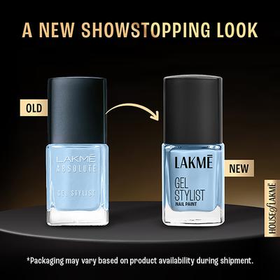 Lakme Absolute Gel Stylist Baby Blue 12 ml - Nail Polish