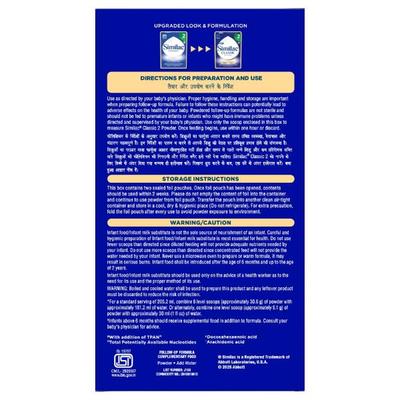 Similac Classic Follow Up Formula Stage 2 Powder (6 to 12 months) Refill Pack 800 g - Baby And Infant Supplements
