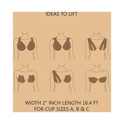 House of Beauty Breast Tape(Medium Dark) 2 Inch 74 gm - Others