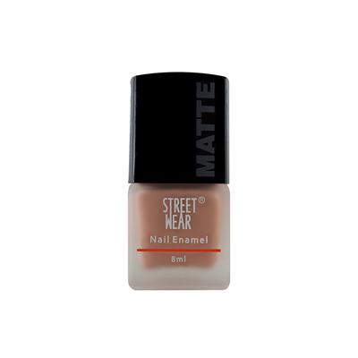 Streetwear Nail Enamel (Matte) - Natural Brown 8 Ml - Nail Polish