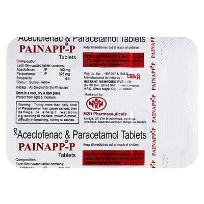 PAIN APP P Tablet 10's - Pain relief-Ano