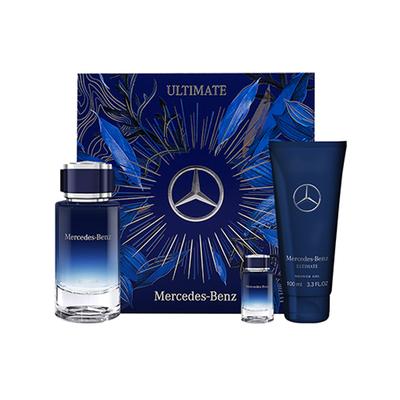 Mercedes-Benz Ultimate Gift Set (Eau De Parfum 120ml + 7ml + Shower Gel 100ml) 1's - Men Perfumes (Edt/Edp)