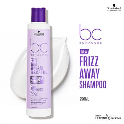 Schwarzkopf Professional Bonacure Frizz Away Shampoo with Babassu Oil,with Vegan Keratin 250 ml - Shampoos
