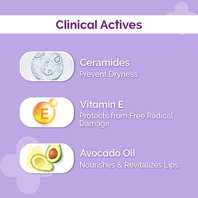 The Derma Co. 1% Ceramide Complex Lip Balm with Ceramides and Vitamin E for Dry and Chapped Lips 4 gm - Lip Balms