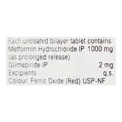 Gemer DS 2mg Tablet 10'S - Diabetes-Ant