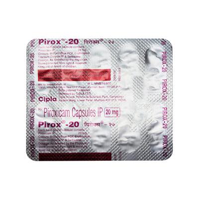Pirox 20mg Capsule 10'S - Pain relief-Nsa
