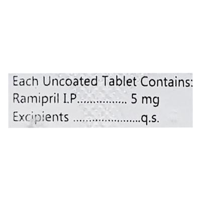 RAMILAT 5mg Tablet 10's - Hypertension-ACE