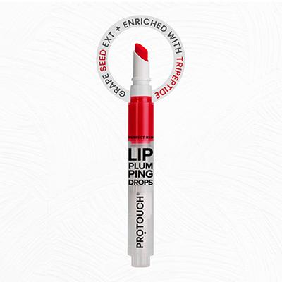 Protouch Lip Plumping Tint with Grapeseed Extracts, Fuller Lips and Long Lasting (Red) 2.8ml - Lipstick Primers & Plumpers