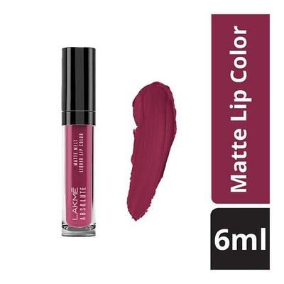 Lakme Absolute Matte Melt Liquid Lip Color - Mulberry Feast 6 ml - Liquid Lipsticks