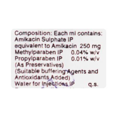 Mikacin 500mg Injection 2ml - Bacterial Infections-Ami