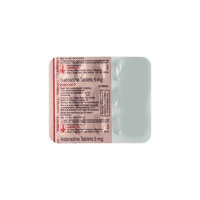 Ivabrad 5 mg Tablet 15'S - Angina
