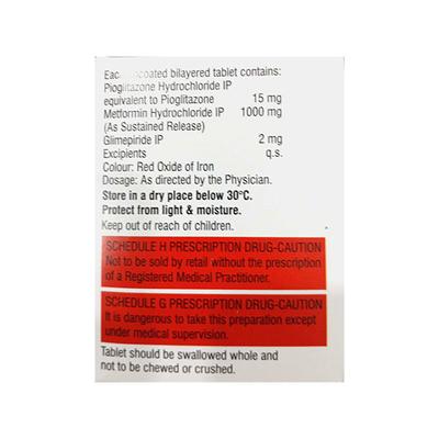 THE TRIGLYNASE 2 FORTE Tablet 10's - Diabetes-Ant