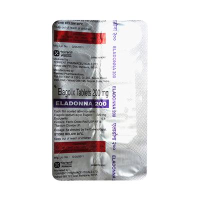 ELADONNA 200 Tablet 10's - Uterus Conditions-Dut