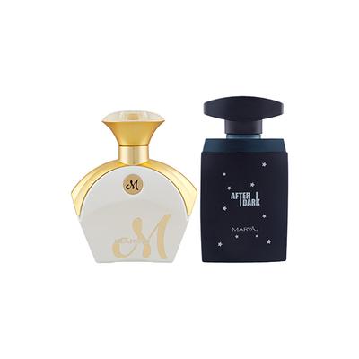 Maryaj M White For Her EDP Floral Fruity Perfume And Maryaj After Dark EDP Woody Aromatic Perfume 190 ml - Perfumes (Edt/Edp)