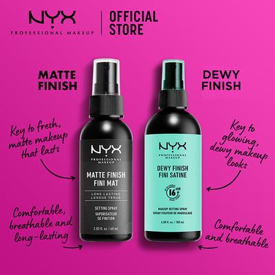 NYX Professional Makeup Long Lasting Makeup Setting Spray Matte Finish 60 ml - Setting Spray