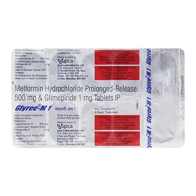 Glyree M1 Tablet 10'S - Diabetes-Ant