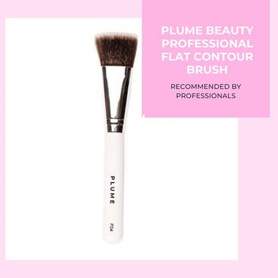 Plume P04 Flat Contour Brush 1's - Face Brush