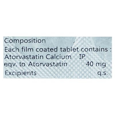 LIPISAFE 40mg Tablet 10's - High Cholesterol-Dys