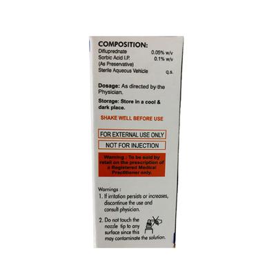 DIFPRU Ophthalmic Emulsion 5ml - Eye Infections-Eaa