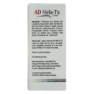Ad Mela Tx Cream 30gm - Hyperpigmentation-Oth