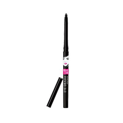 Elle 18 Eye Drama Kajal, Super Black 0.35 gm - Kajal & Kohls