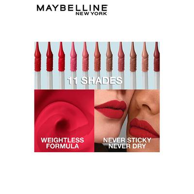 Maybelline New York Sensational Liquid Matte Lipstick 10, Bday Suit On 7 gm - Liquid Lipsticks
