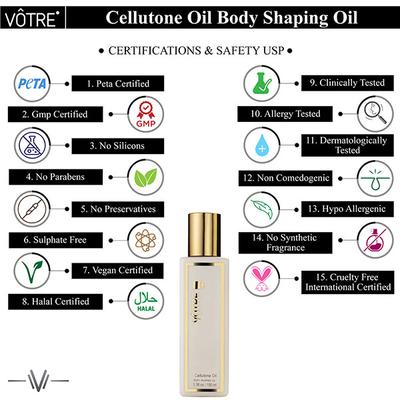 Votre Cellutone Body Shaping Oil 100 ml - Lotions & Creams