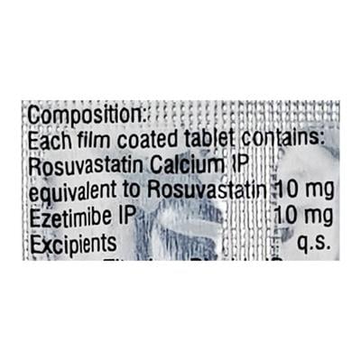 Rosuvas EZ 10mg Tablet 10'S - High Cholesterol-Dys