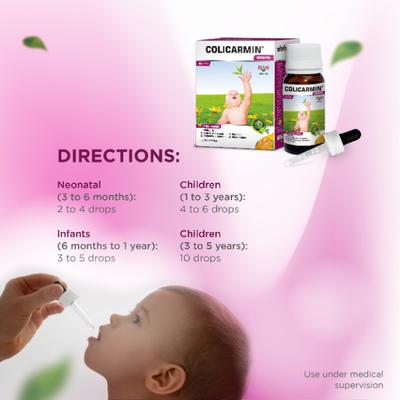 Ban Labs Colicarmin Drops - Orange Flavor 30 ml - Speciality Medicines