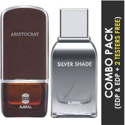 Ajmal Aristocrat EDP Citrus Woody Perfume And Silver Shade EDP Citrus Woody Perfume 175 ml - Men Perfumes (Edt/Edp)
