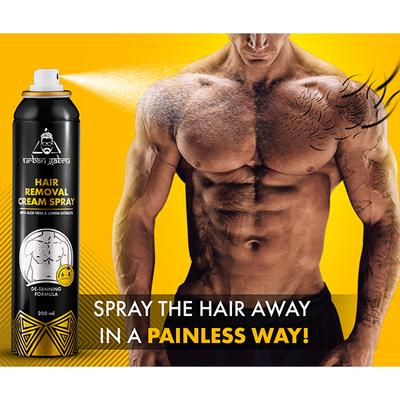 Urbangabru Hair Removal Cream Spray with Aloe Vera & Lemon Extract 200ml - Lotions & Creams