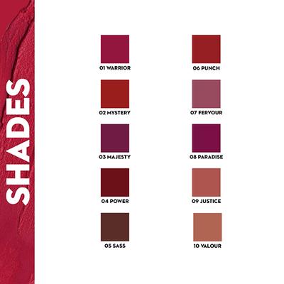 SUGAR Cosmetics X Wonder Woman Everlasting Matte Lipstick - 02 Mystery 3.2 gm - Lipsticks