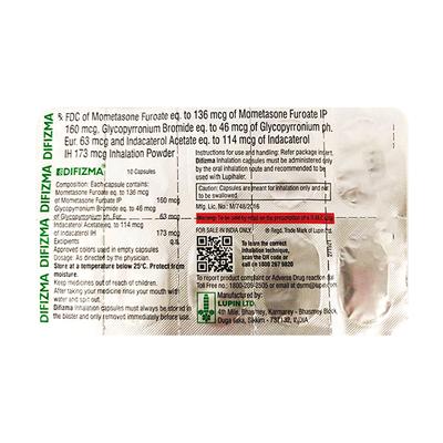 DIFIZMA Capsule 10's - Asthma/COPD-Ast